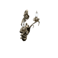 European metal wall lamp