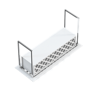 European wooden bar rack