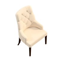 American leather dining chair