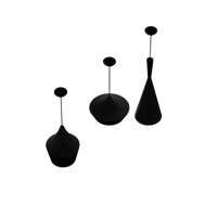 Nordic wrought iron chandelier