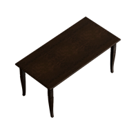 American wooden dining table