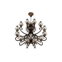 American metal chandelier