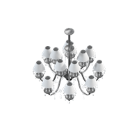 European metal chandelier