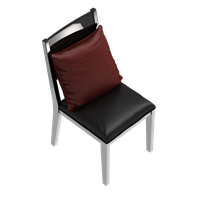 Modern leather dining chair