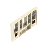 European wooden wine cabinet
