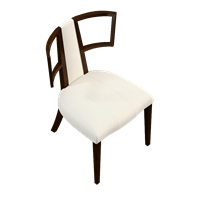 American leather dining chair