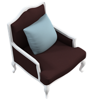 Idyllic fabric single sofa