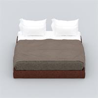 Modern fabric double bed