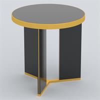 Light luxury metal edge table