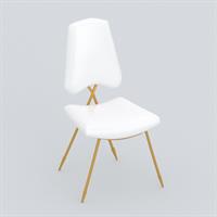 American leather dining chair