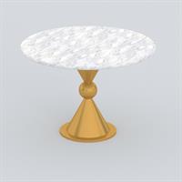 American marble dining table