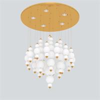 American type metal chandelier