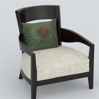 Pastoral style solid wood sofa
