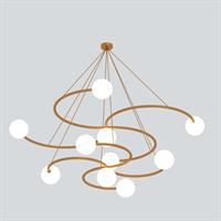 Light luxury metal chandelier