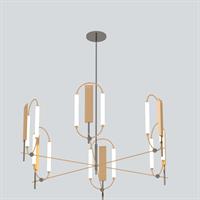 Light luxury metal chandelier