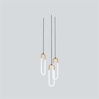 Modern metal chandelier