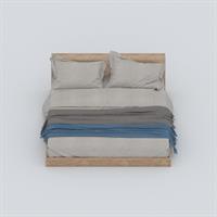 Japanese style cloth art double bed