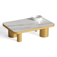 Light luxury style marble coffee table