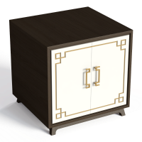 New Chinese style wooden bedside table