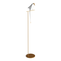 Modern metal floor lamp