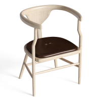 Nordic wood dining chair