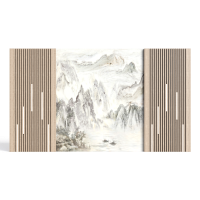 New Chinese style wall