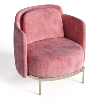Modern Fabric Single Sofa