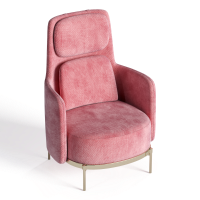 Modern Fabric Single Sofa
