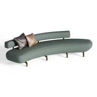 Nordic Fabric Multiplayer Sofa