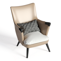 Modern leather leisure sofa