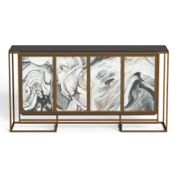 New Chinese  Paint  Side cabinet