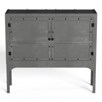 Industrial style old side cabinet