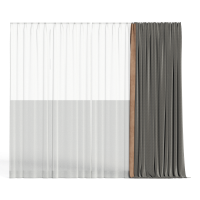 Modern single curtain