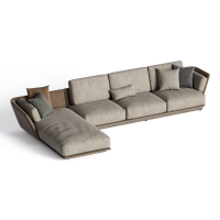 Modern cloth corner sofa