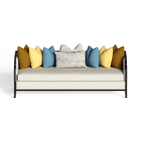 New Chinese fabric multi-seat sofa