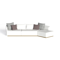 Modern fabric corner sofa