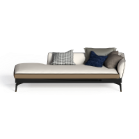 New Chinese style cloth chaise longue