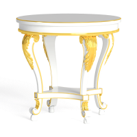 European style wooden side table