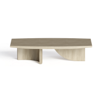 Modern solid wood coffee table