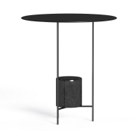 Light luxury style baking paint side table