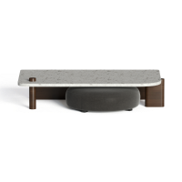 Modern marble coffee table