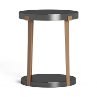 Light luxury style baking paint side table
