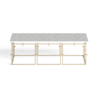 Light luxury marble coffee table
