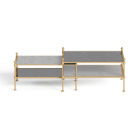 American marble coffee table