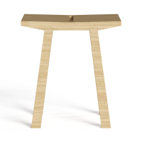Nordic style wooden dining chair