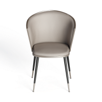 Modern leather art dining chair