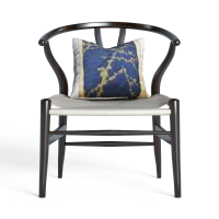 Chinese fabric leisure chair