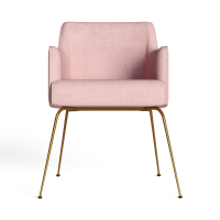 Light luxury cloth dining chair