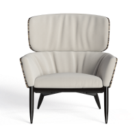 Nordic fabric leisure chair