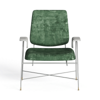 Light luxury style leather art leisure chair